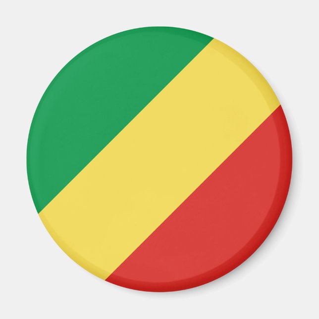 Imán Bandera de la República del Congo (Frente)