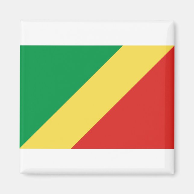 Imán Bandera de la República del Congo (Frente)