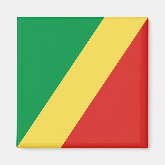 Imán Bandera de la República del Congo (Frente)