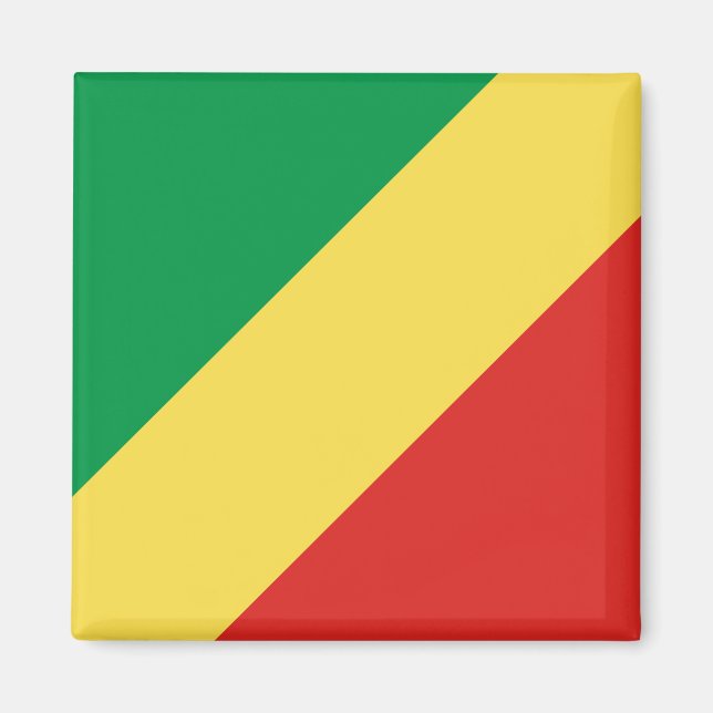 Imán Bandera de la República del Congo (Frente)
