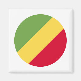 Imán Bandera de la República del Congo