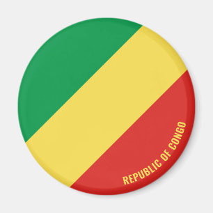 Imán Bandera de la República del Congo encantadora patr