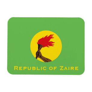 Imán Bandera de la República del Zaire