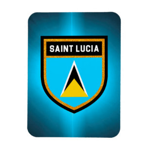 Imán Bandera de la Santa Lucía