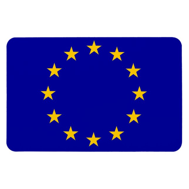 Imán Bandera de la Unión Europea (Horizontal)