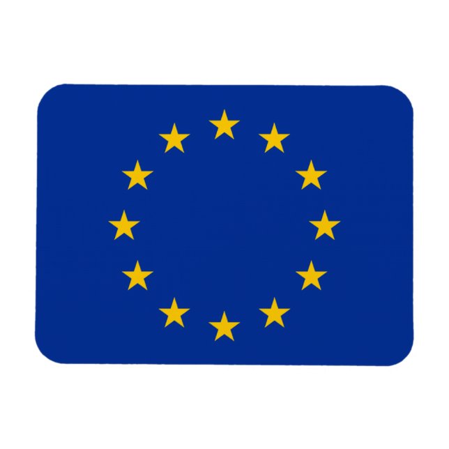 Imán Bandera de la Unión Europea (Horizontal)