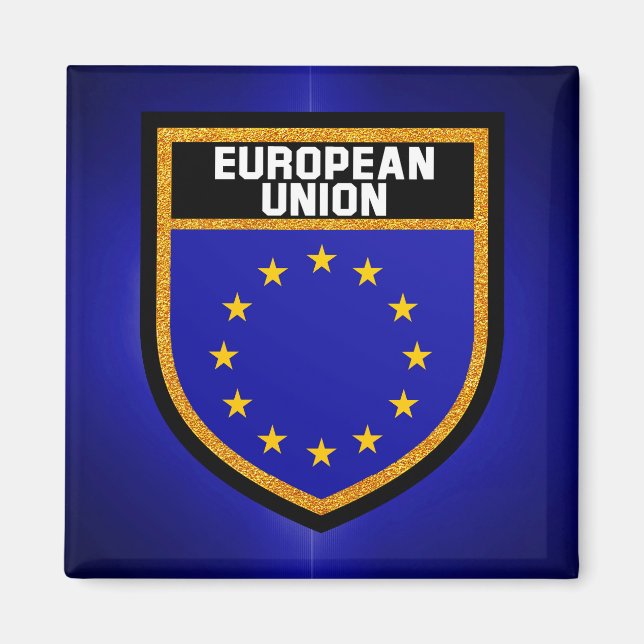 Imán Bandera de la Unión Europea (Frente)