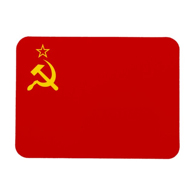 Imán Bandera de la Unión Soviética, URSS, CCCP, Comunis (Horizontal)