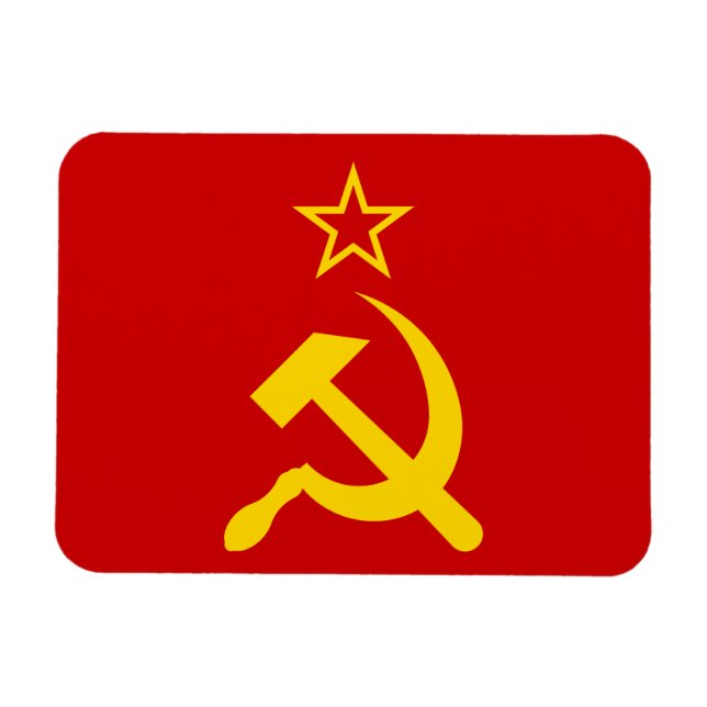 Imán Bandera de la URSS - Bandera de la Unión Soviética (Horizontal)