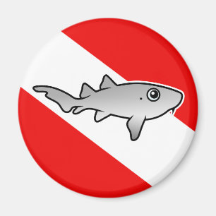 Imán Bandera de la zambullida del tiburón de enfermera