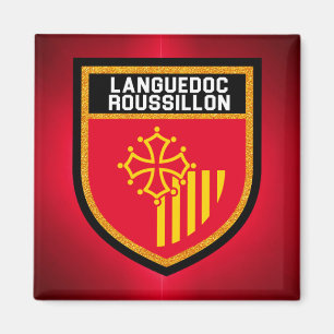 Imán Bandera de Languedoc-Rosellón