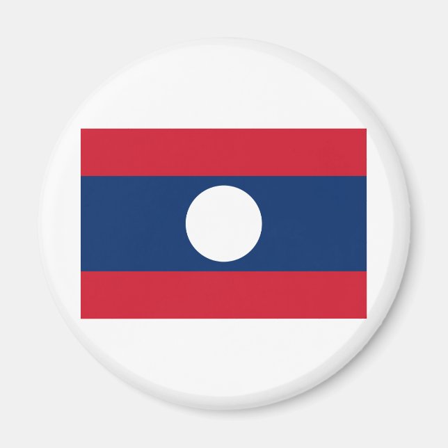 Imán Bandera de Laos (Frente)