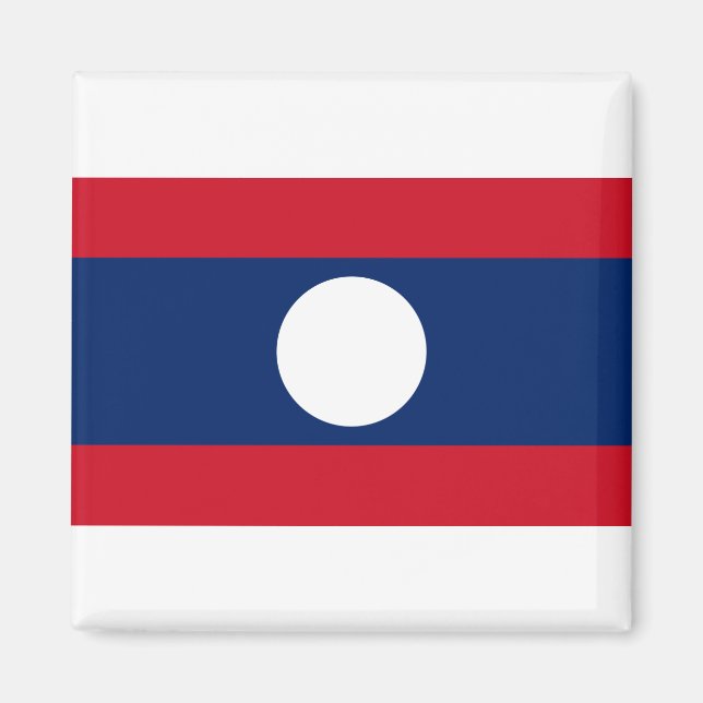 Imán Bandera de Laos (Frente)