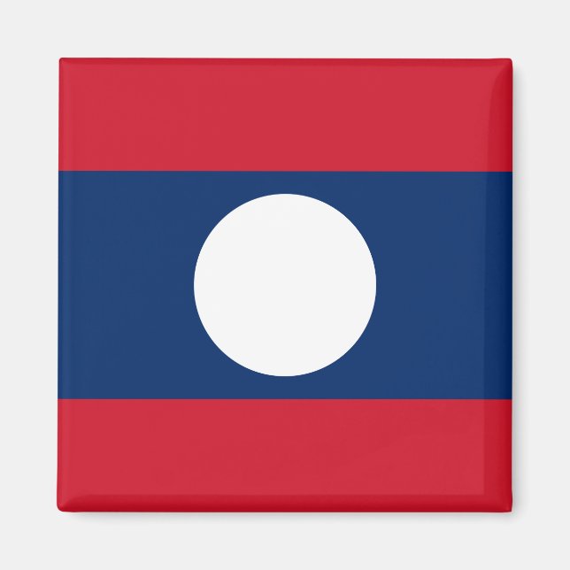 Imán Bandera de Laos (Frente)