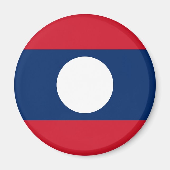 Imán Bandera de Laos (Frente)