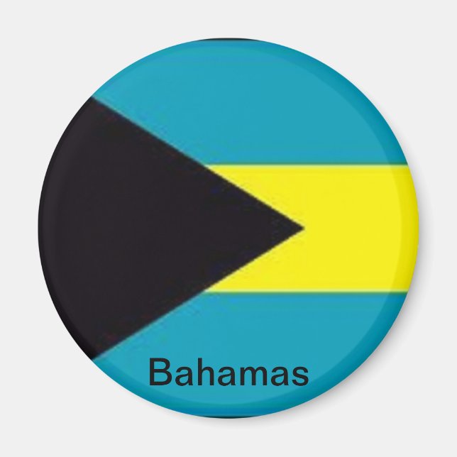Imán Bandera de las Bahamas (Frente)