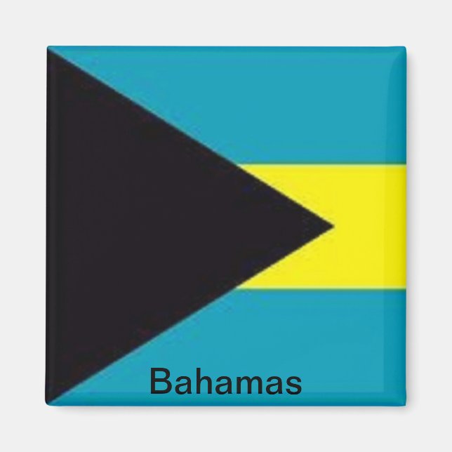 Imán Bandera de las Bahamas (Frente)