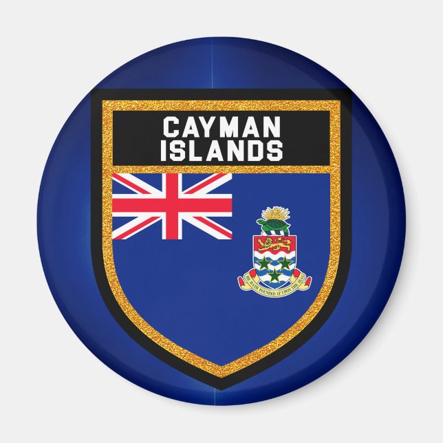 Imán Bandera de las Islas Caimán (Frente)