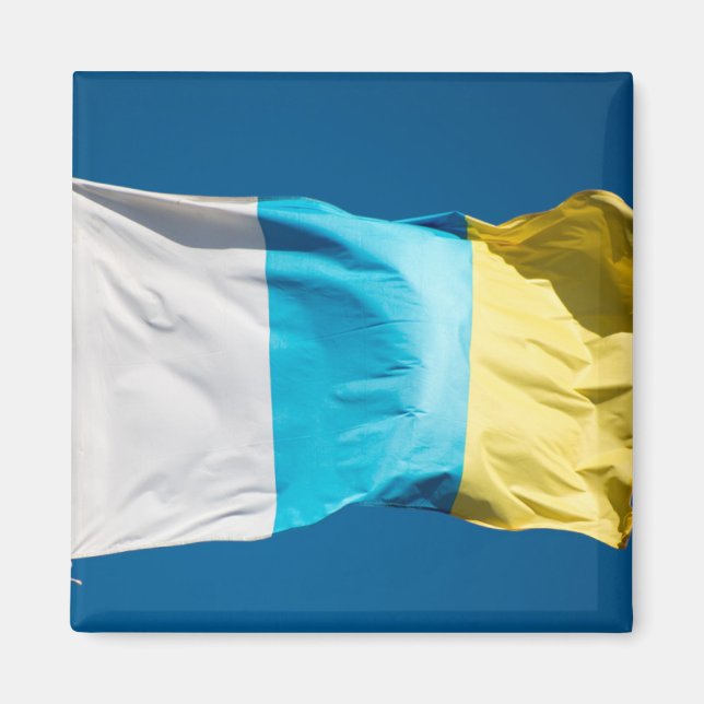 Imán Bandera de las Islas Canarias (Frente)