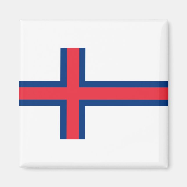 Imán Bandera de las Islas Feroe (Frente)