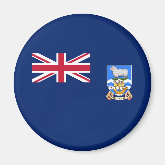 Imán Bandera de las Islas Malvinas (Frente)