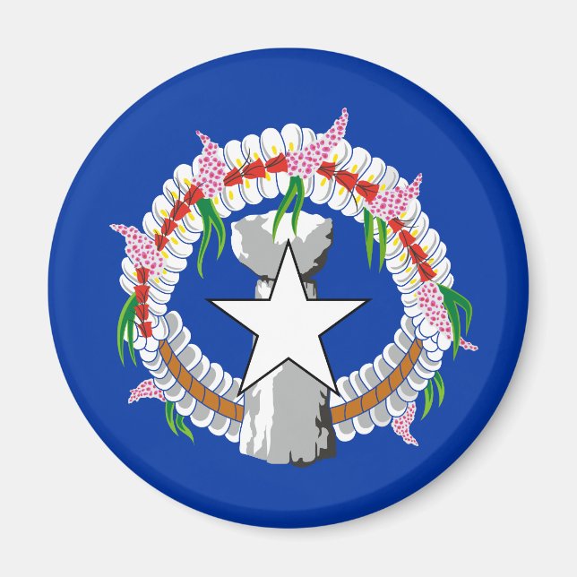 Imán Bandera de las Islas Marianas del Norte (Frente)