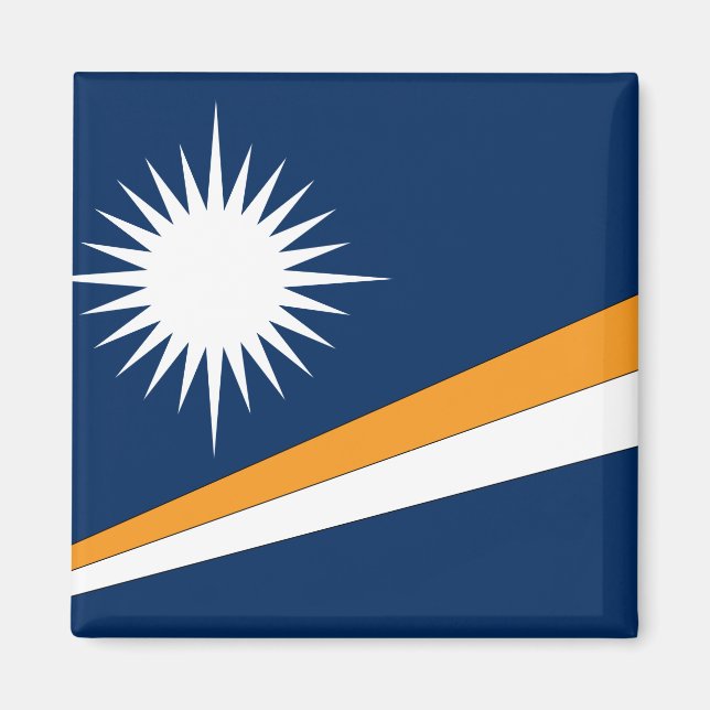 Imán Bandera de las Islas Marshall (Frente)