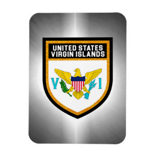 Imán Bandera de las Islas Vírgenes de los Estados Unido