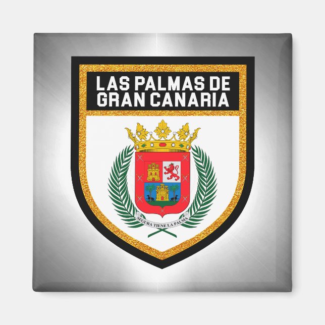 Imán Bandera de Las Palmas de Gran Canaria (Frente)