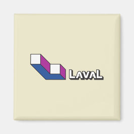 Imán Bandera de Laval (Quebec, Canadá)