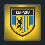 Imán Bandera de Leipzig<br><div class="desc">Bandera de Leipzig</div>