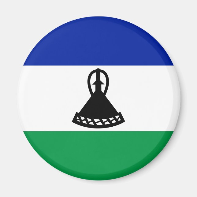 Imán Bandera de Lesoto (Frente)