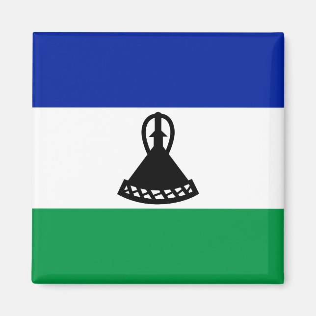 Imán Bandera de Lesoto (Frente)