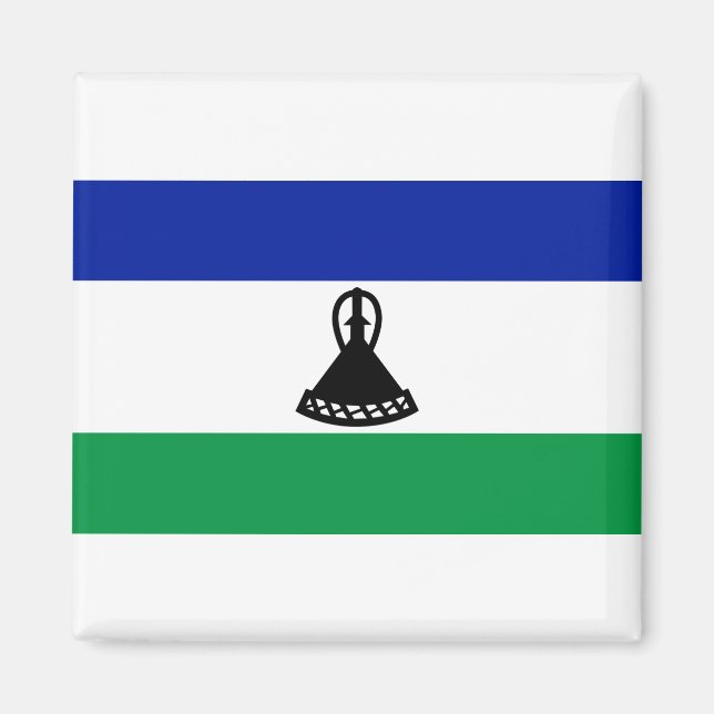 Imán Bandera de Lesoto (Frente)