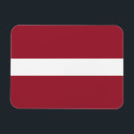 Imán Bandera de Letonia<br><div class="desc">Bandera patriótica de Letonia.</div>