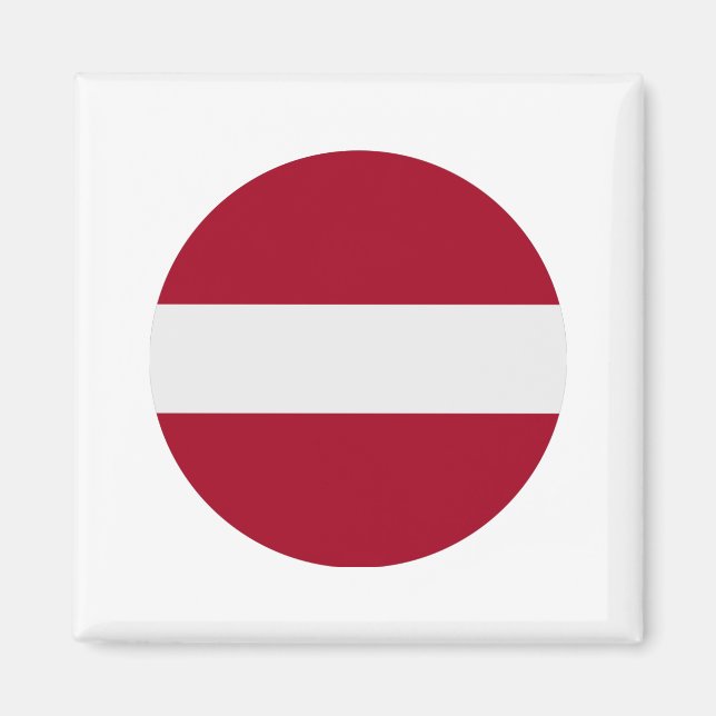 Imán Bandera de Letonia (Frente)