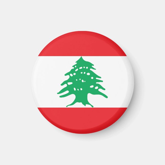 Imán bandera de Líbano (Frente)