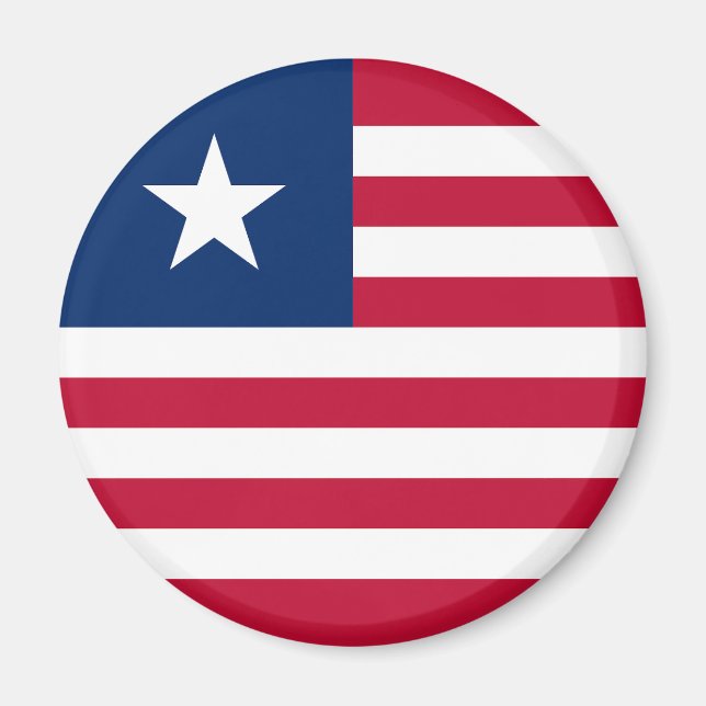 Imán Bandera de Liberia (Frente)