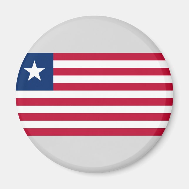 Imán Bandera de Liberia (Liberia) (Frente)