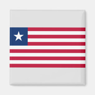 Imán Bandera de Liberia (Liberia)