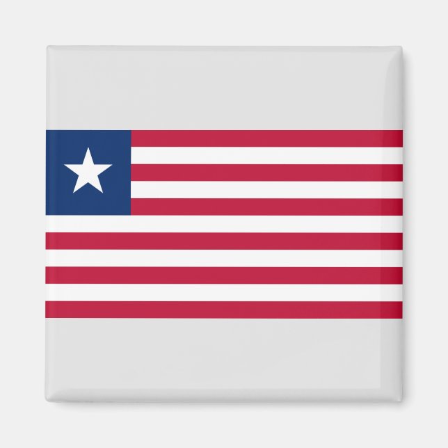Imán Bandera de Liberia (Liberia) (Frente)