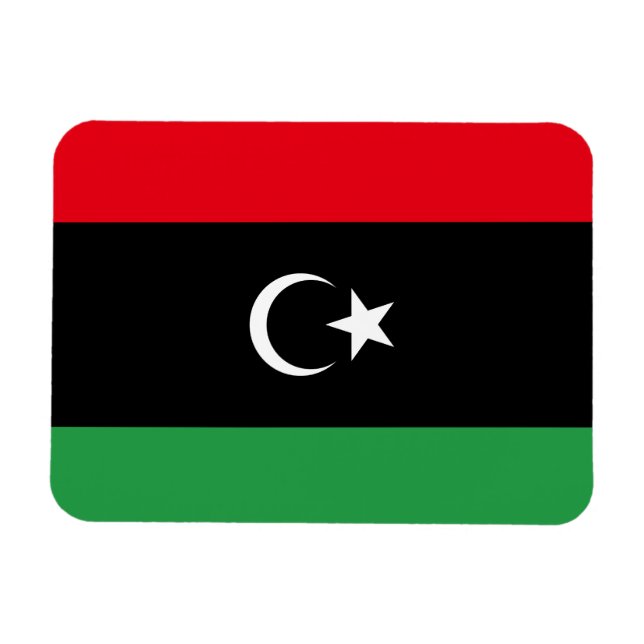 Imán Bandera de Libia (Horizontal)