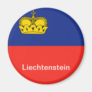 Imán Bandera de Liechtenstein