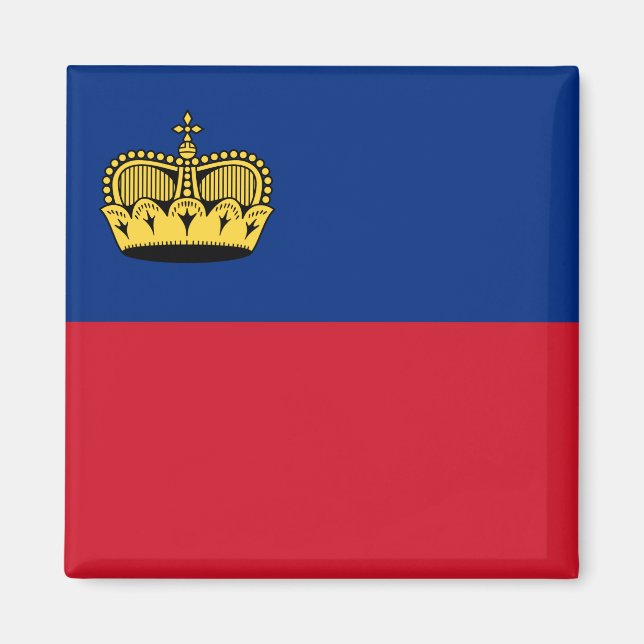 Imán Bandera de Liechtenstein (Frente)