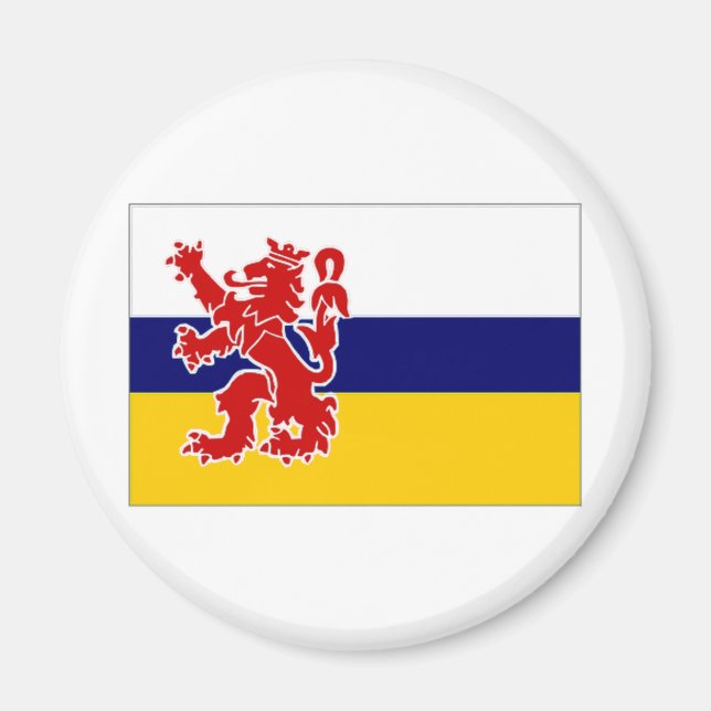 Imán Bandera de Limburgo de los Países Bajos (Frente)