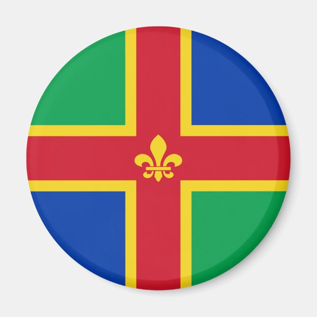 Imán Bandera de Lincolnshire (Frente)