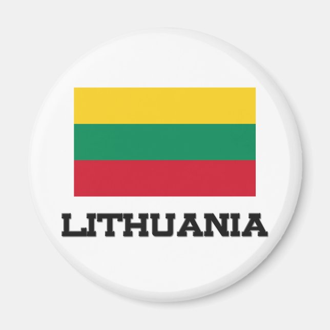 Imán Bandera de Lituania (Frente)