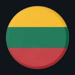 Imán Bandera de Lituania<br><div class="desc">Bandera patriótica de Lituania.</div>