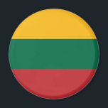 Imán Bandera de Lituania<br><div class="desc">Bandera patriótica de Lituania.</div>