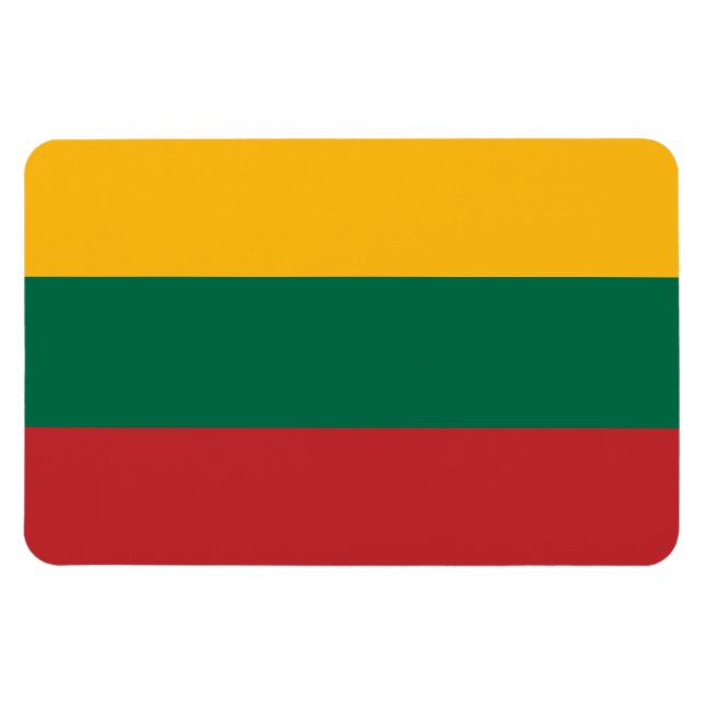 Imán Bandera de Lituania (Horizontal)